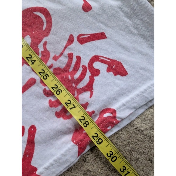 Grateful Dead XL T Shirt Skull Logo  White Red/White/Blue Classic Rock Band - Picture 3 of 7